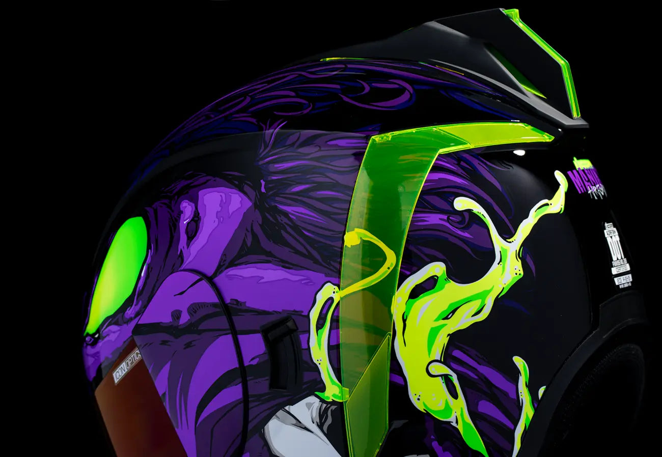 Airform Manik'RR, Purple Full Face Helmet Icon