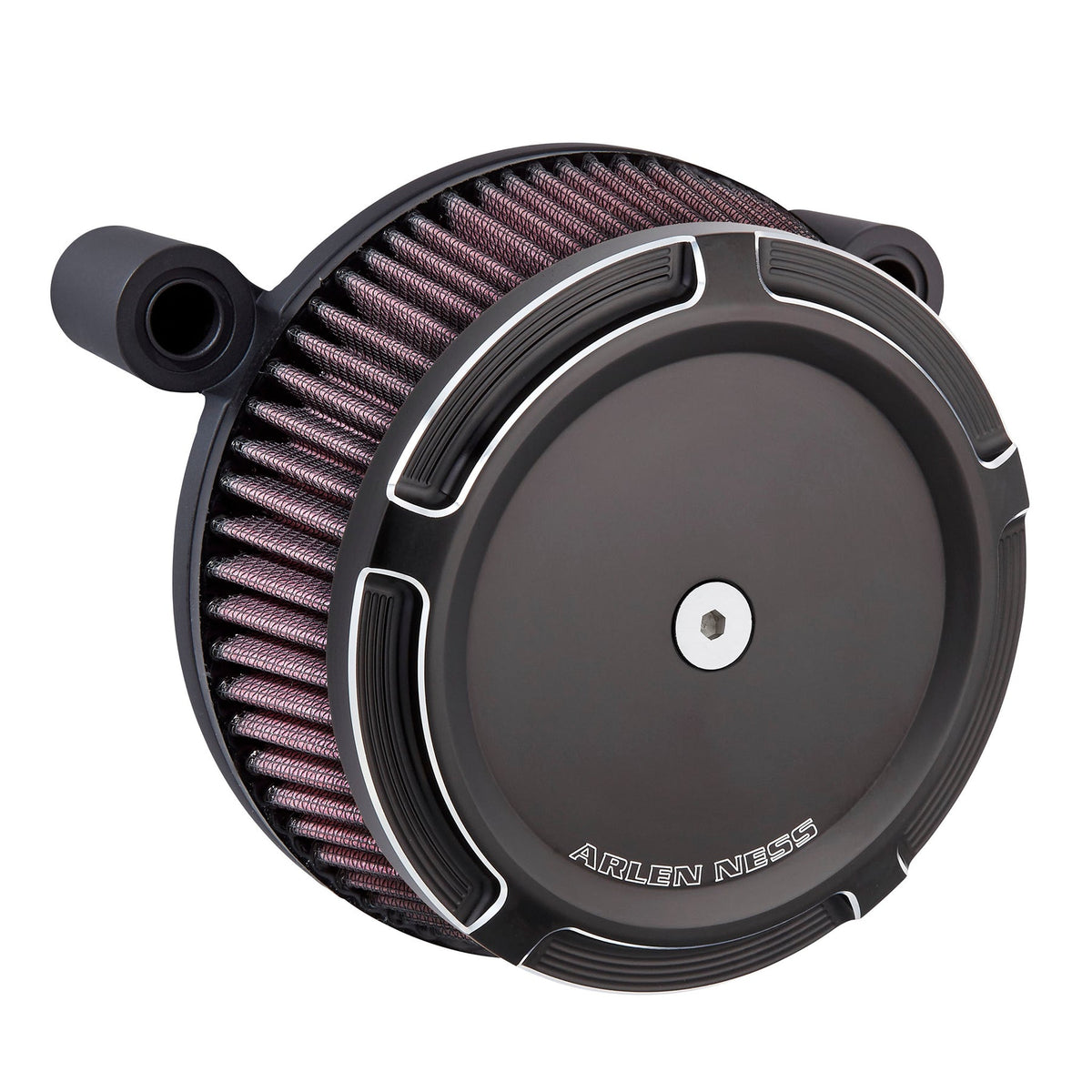 Beveled Big Sucker Stage 1 Air Filter Kit Air Cleaner Arlen Ness Black Milwaukee 8