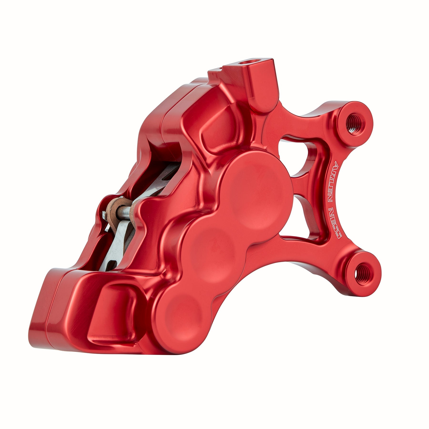 6-Piston Differential Bore Brake Calipers - 14" Brake Calipers Arlen Ness Red Left