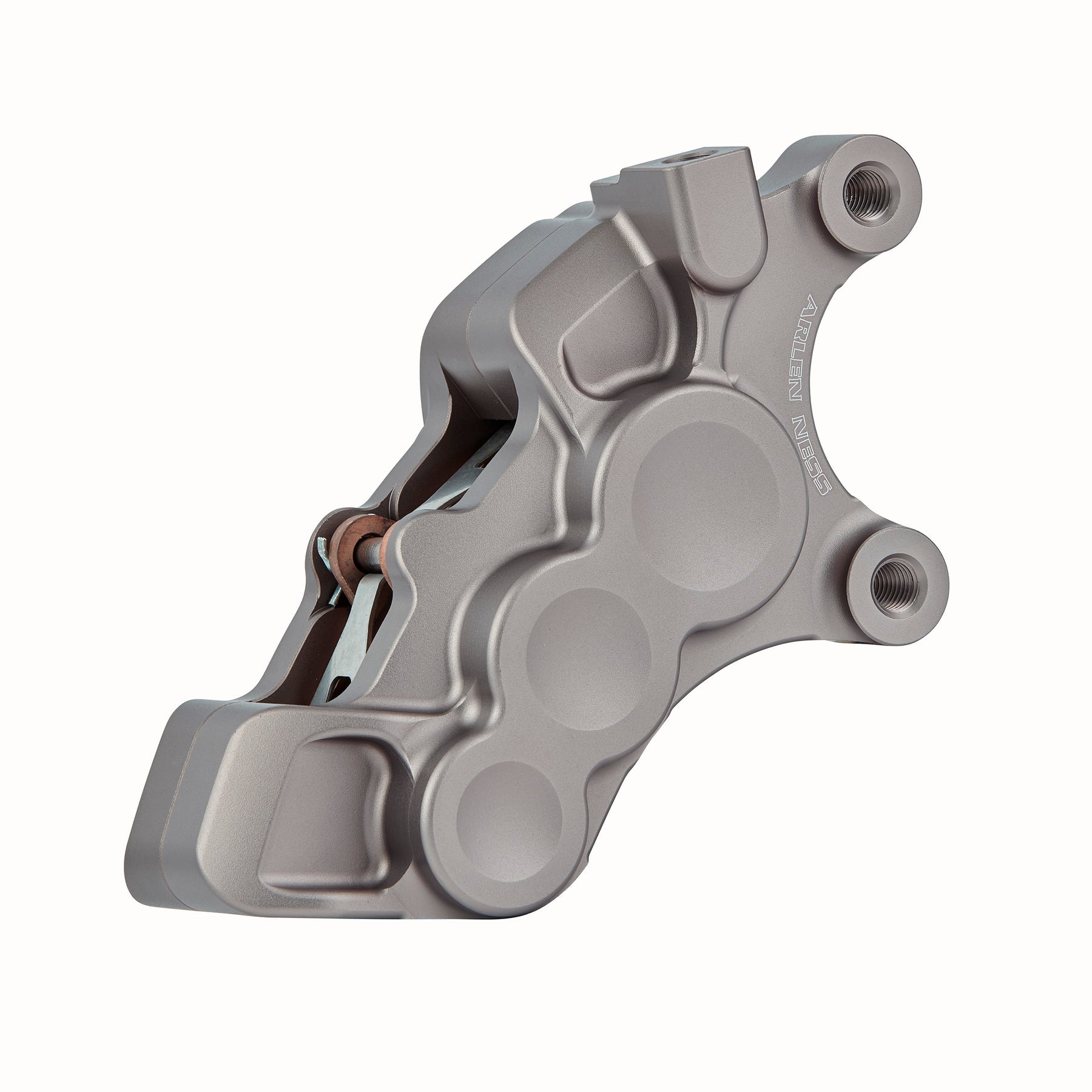 6-Piston Differential Bore Brake Calipers - 11.8" Brake Calipers Arlen Ness Titanium Left