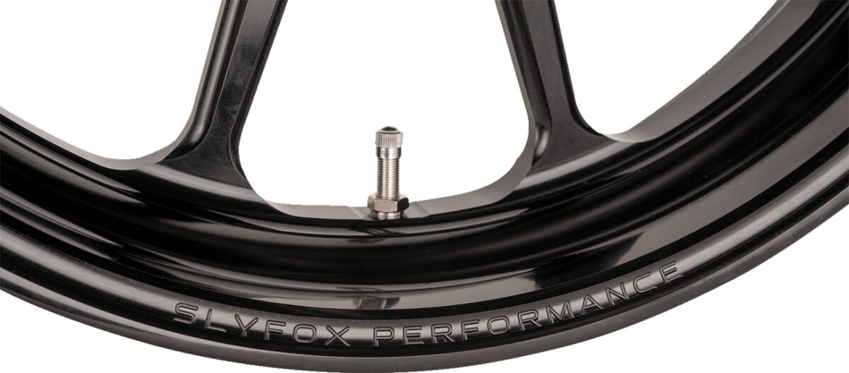 Track Pro Front Wheels - Dual Disc/without ABS, Black - 17" X 3.5" Wheels Slyfox Performance
