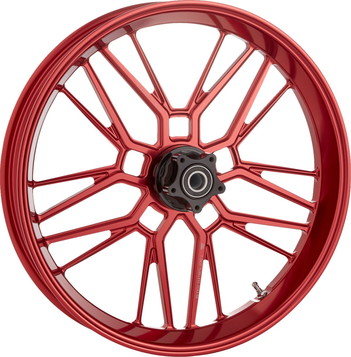 Split Spoke Forged Wheels, Red - 19" x 3.25" Wheels Arlen Ness Default Title