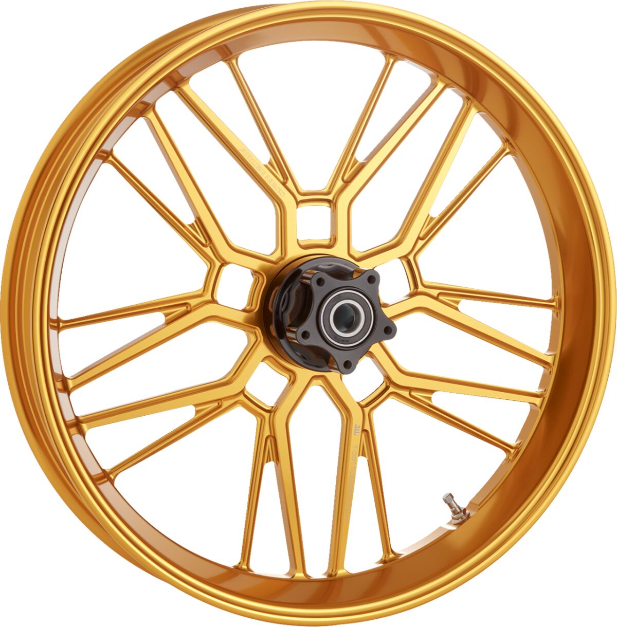 Split Spoke Forged Wheels, Gold - 21" x 3.50" Wheels Arlen Ness Default Title