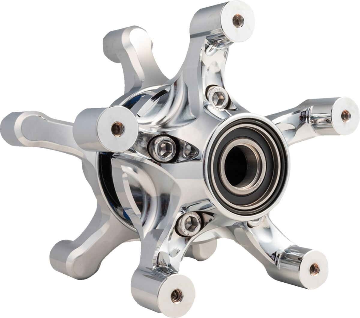 Spider Hub Kit for Front Wheels, Chrome - 08+ Touring / Dual Disc Wheel Hub Arlen Ness Default Title