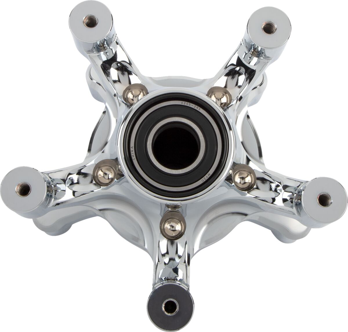 Spider Hub Kit for Front Wheels, Chrome - 08+ Touring / Dual Disc Wheel Hub Arlen Ness