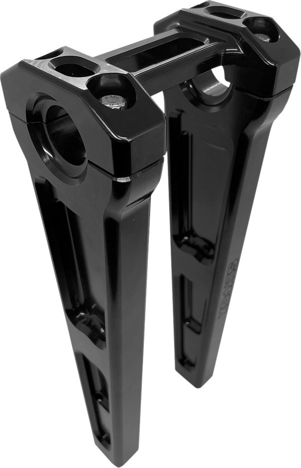 Straight Riser Risers Slyfox Performance Black 10"