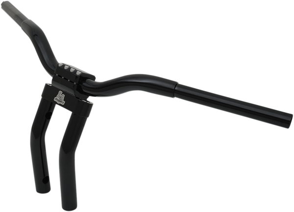 Kage Fighter Pull Back T-Bar Handlebar LA Choppers Black 11"