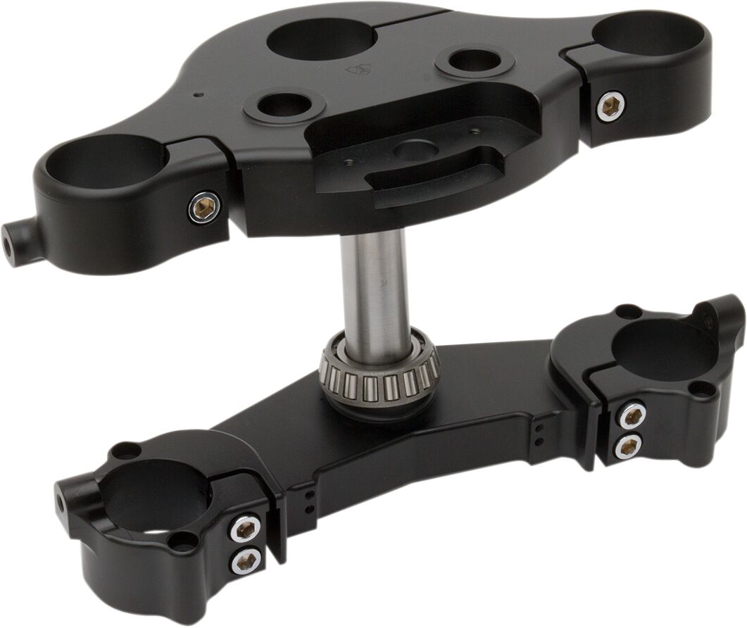 7 & 7 Raked Triple Trees, Black - 14+ Touring Triple Tree Arlen Ness Default Title