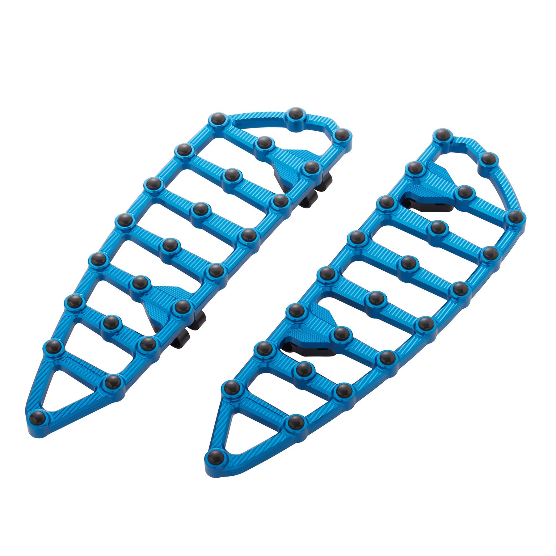 Ness-MX Floorboards, Blue - 18+ Softail Floorboards Arlen Ness