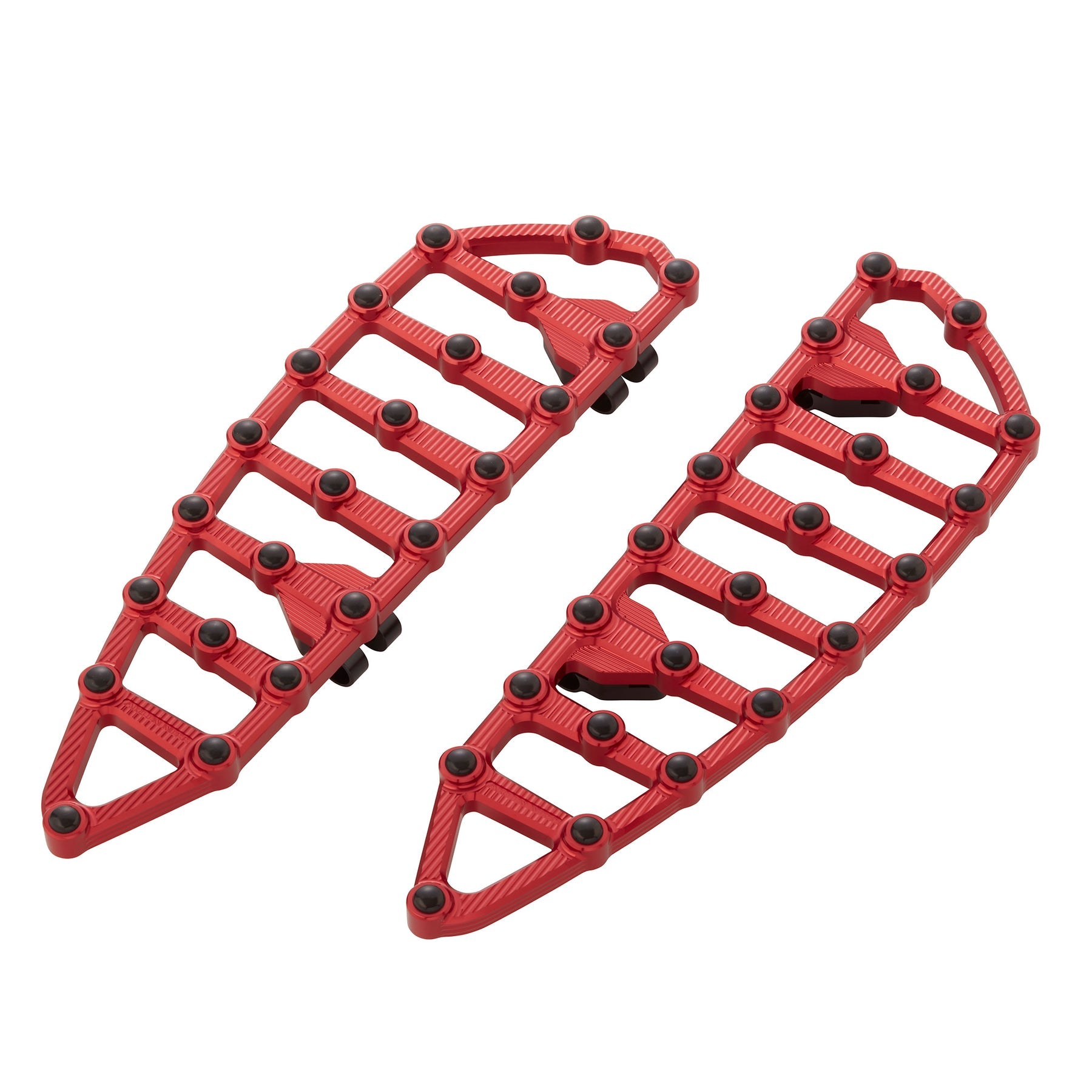 Ness-MX Floorboards, Red - 18+ Softail Floorboards Arlen Ness