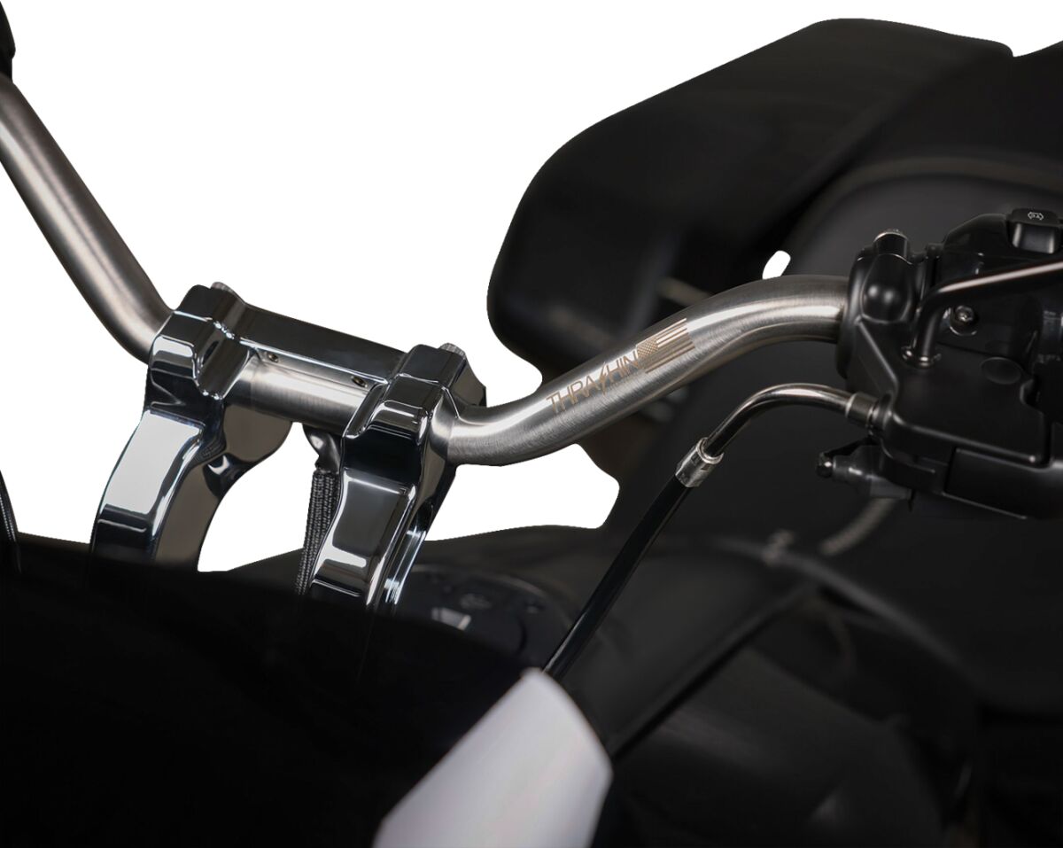 Mid Bend Bars, Stainless - 24+ Touring & 25+ Softail Handlebar Thrashin Supply Co.