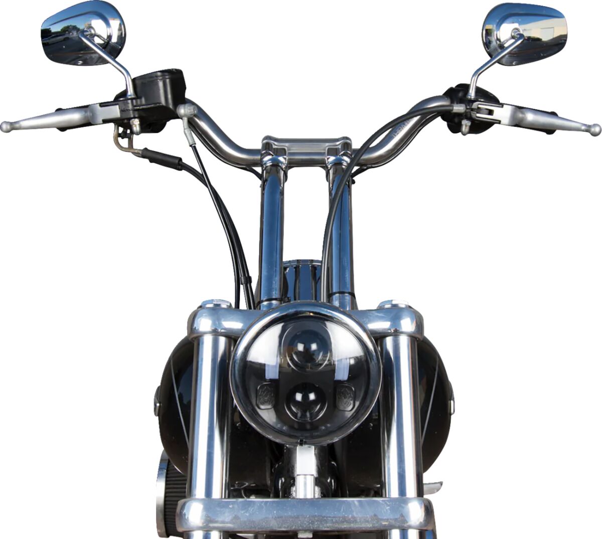 Mid Bend Bars, Black - 24+ Touring & 25+ Softail Handlebar Thrashin Supply Co.