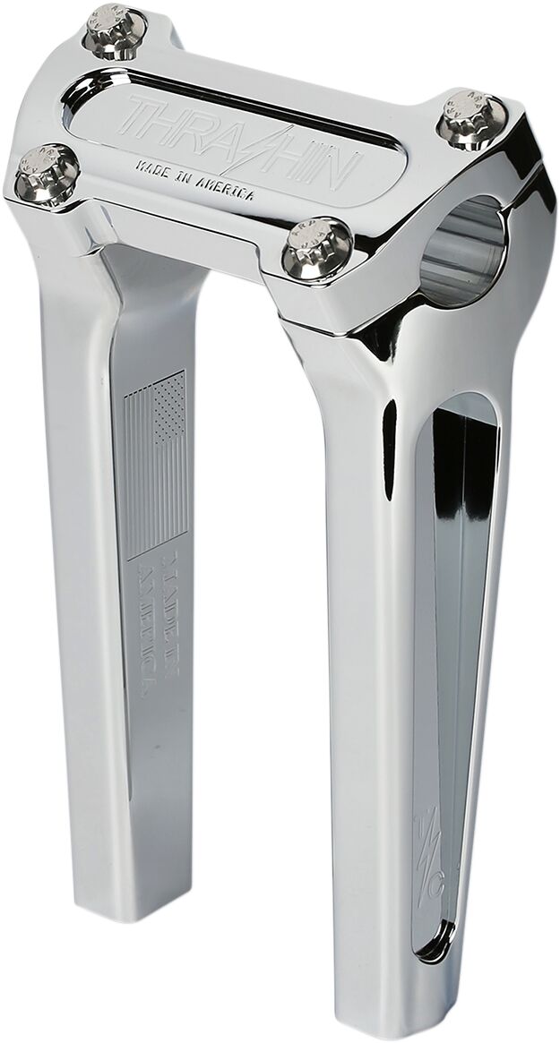 Thrashin OG Risers Risers Thrashin Supply Co. 8" Chrome Standard Top Clamp