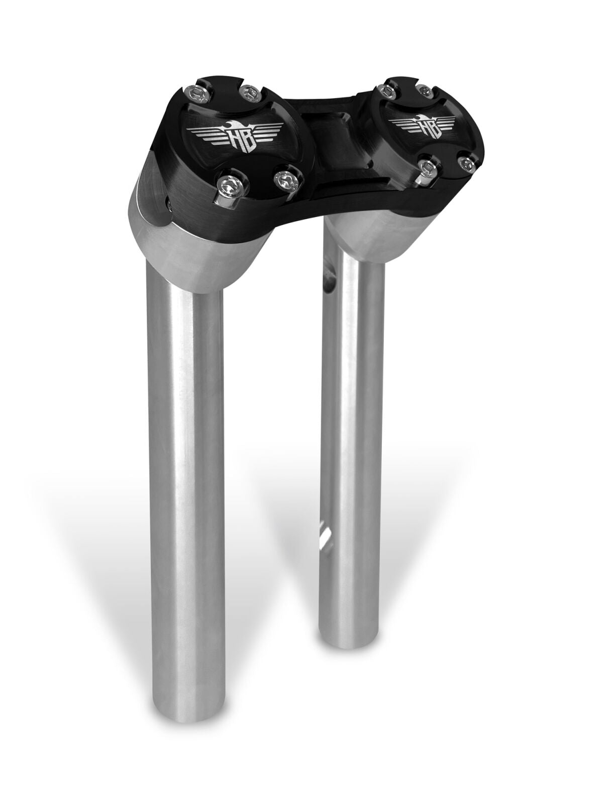 Clubstyle PullBack Riser - 1 1/4" Clamping Area Risers Heinz Bikes 10" Silver Black