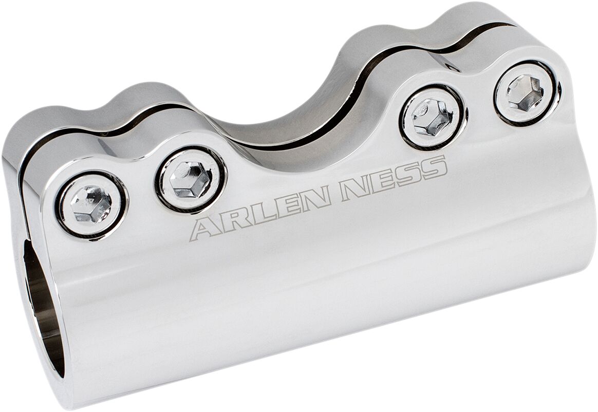 Modular Adjustable Handlebar Clamps 1-1/4", Chrome Handlebars & Controls Accessories Arlen Ness Default Title