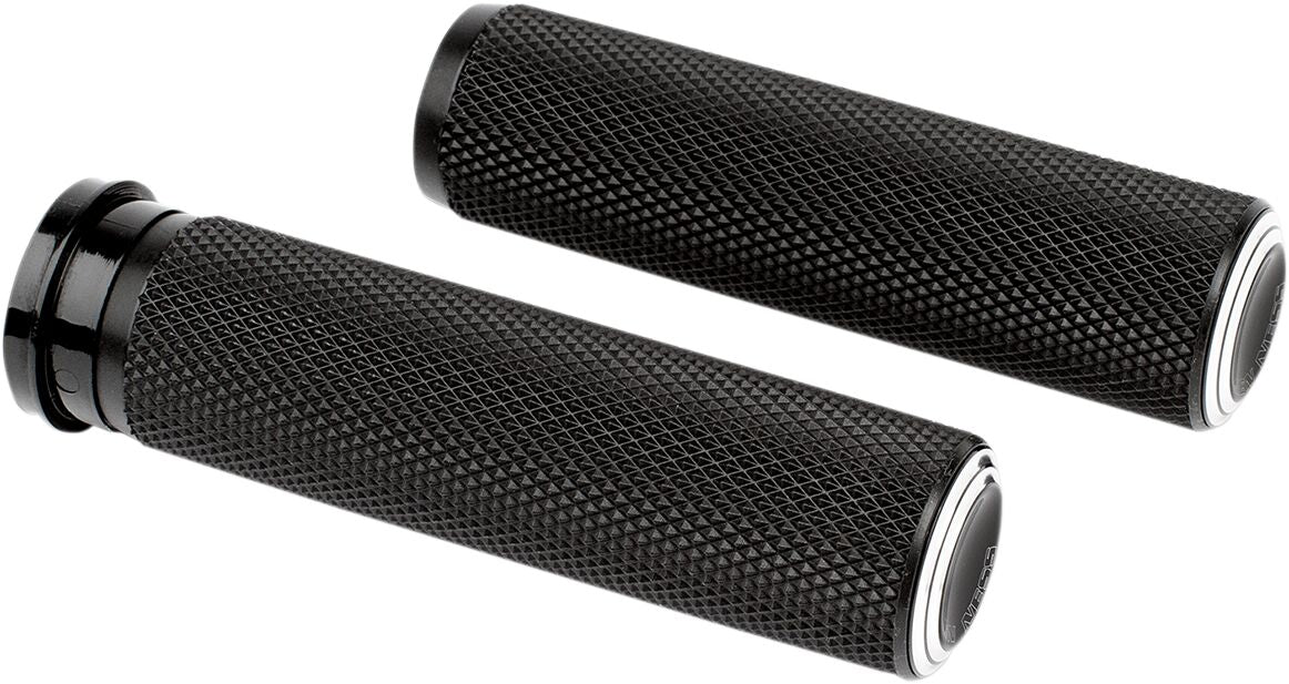 Dual Ring Grips, Black - Fly-By-Wire (FBW) Grips Arlen Ness Default Title