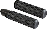 Diamond Grips, Black - 24+ Touring Grips Arlen Ness Default Title
