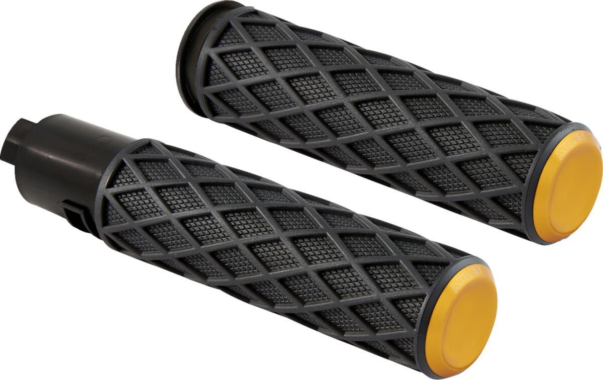 Diamond Grips, Gold - 24+ Touring Grips Arlen Ness Default Title