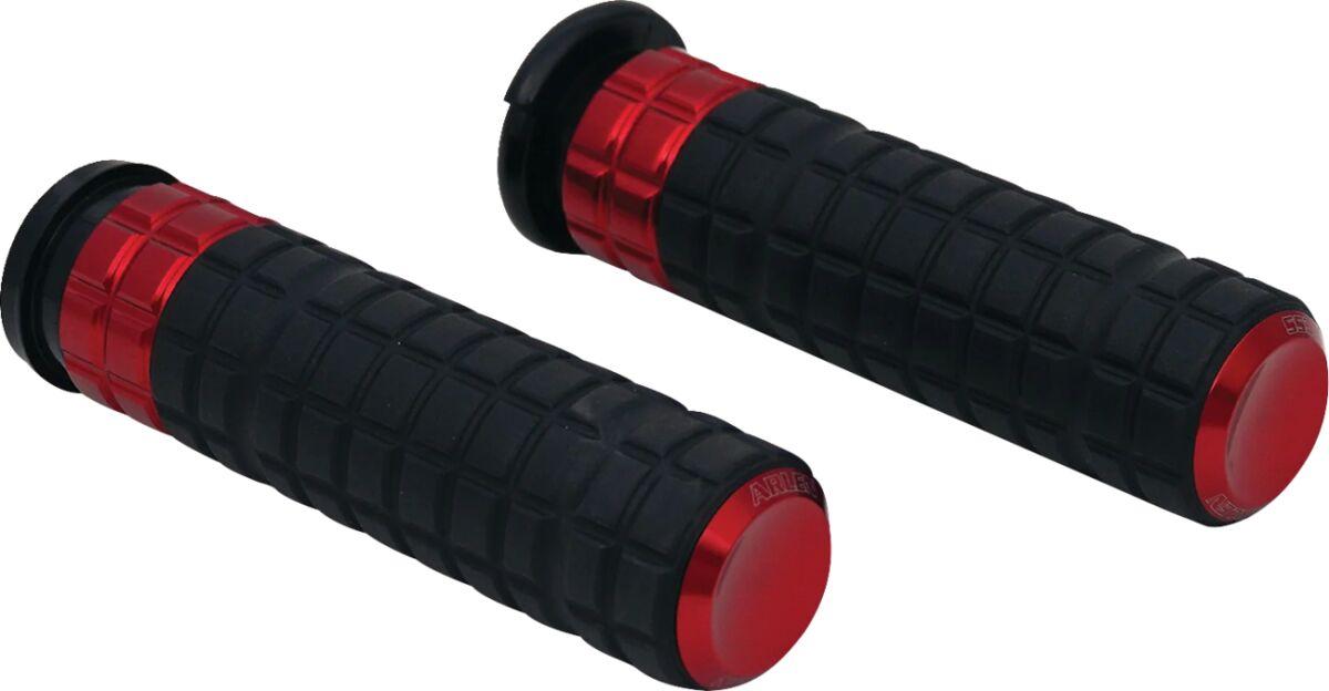 SpeedLiner Grips, Red - 24+ Touring Grips Arlen Ness Default Title
