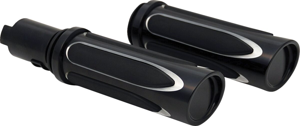 Deep Cut® Comfort Grips, Black - 24 Touring Grips Arlen Ness Default Title