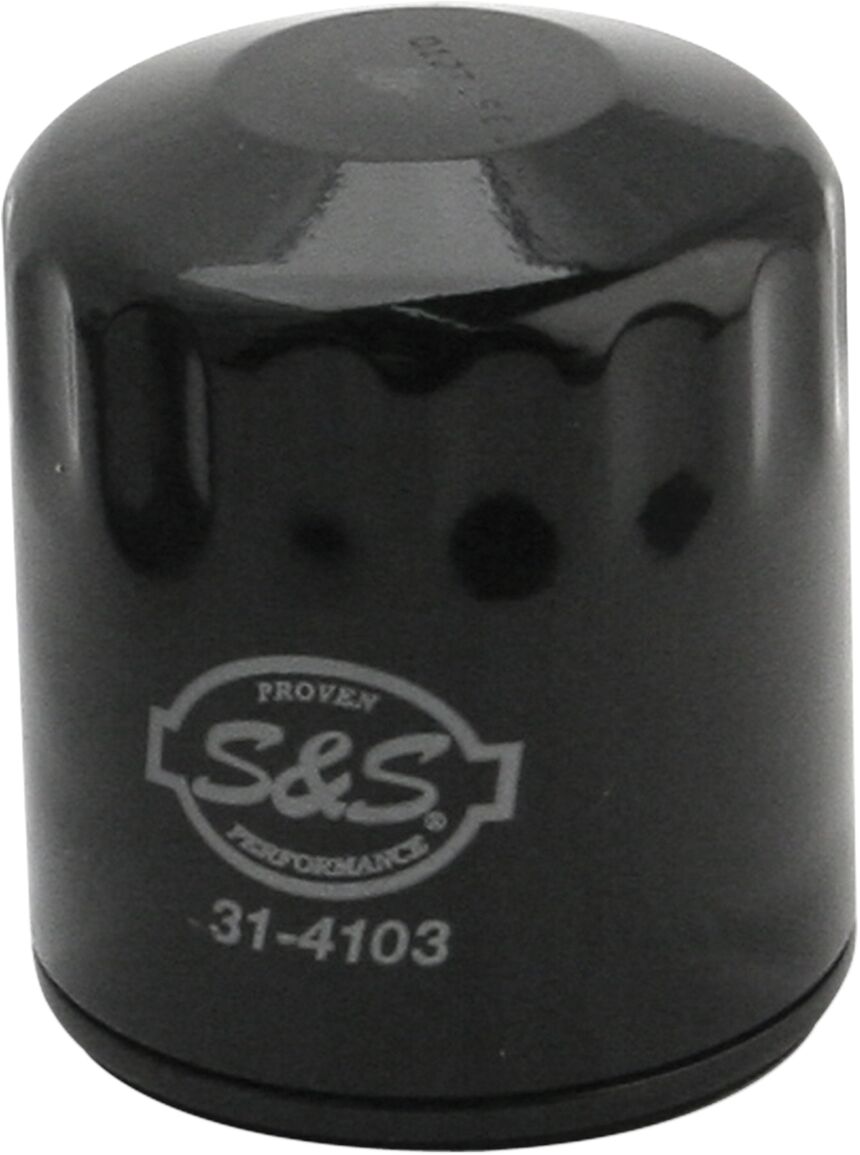 Oil Filter OIL FILTER S&S Cycle 17-21 M-Eight / 99-17 Twin Cam Black
