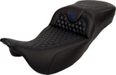 Roadsofa HC Extended Reach Seat, Blue Stitch - 08-24 Touring Seat Saddlemen Default Title