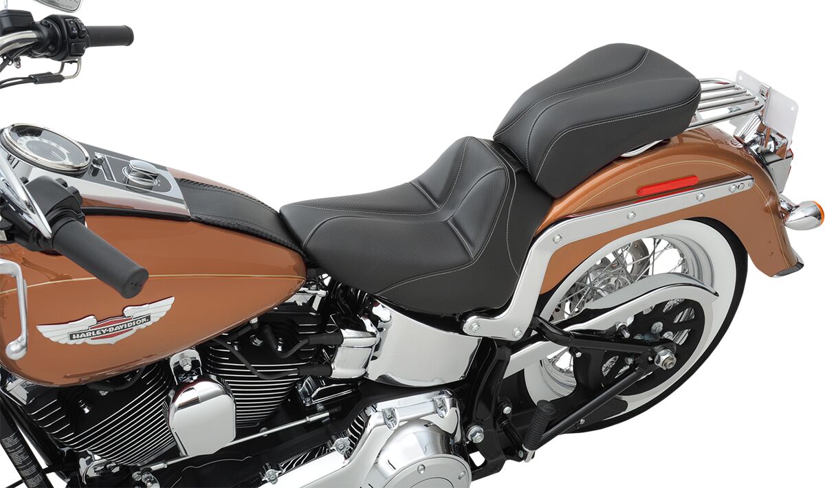 Dominator Solo Seat - 06-17 Softail (FLSTC HERITAGE, FLSTN DELUXE) Seat Saddlemen