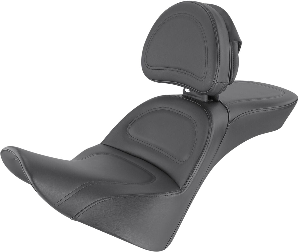 Explorer With Driver's Backrest Seat - 18+ Softail (FLDE Softail Deluxe, FLHC/S Softail Heritage & Heritage Classic, FLSL Softail Slim) Seat Saddlemen Default Title