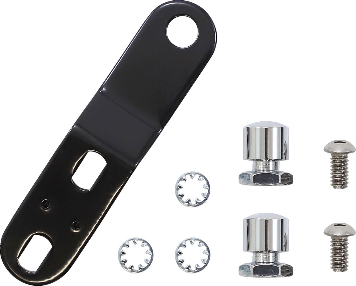 Pillion Bare Bones Diamond Black With Black Stitch - 18+ Softail (FXBB & FLSL) Seat Accessories Le Pera