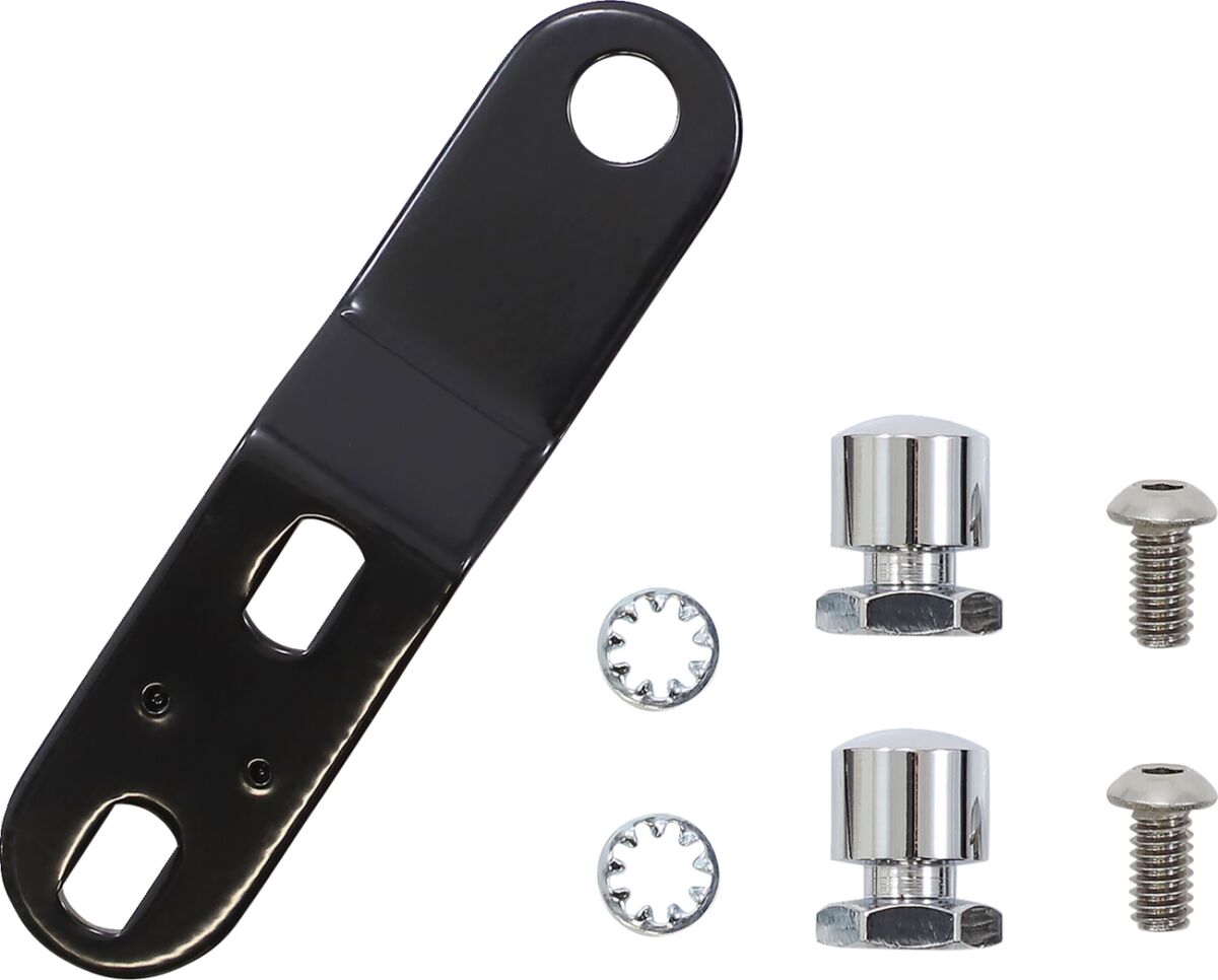 Pillion Bare Bones Diamond Black With Black Stitch - +18 Softail (Fat Boy) Seat Accessories Le Pera