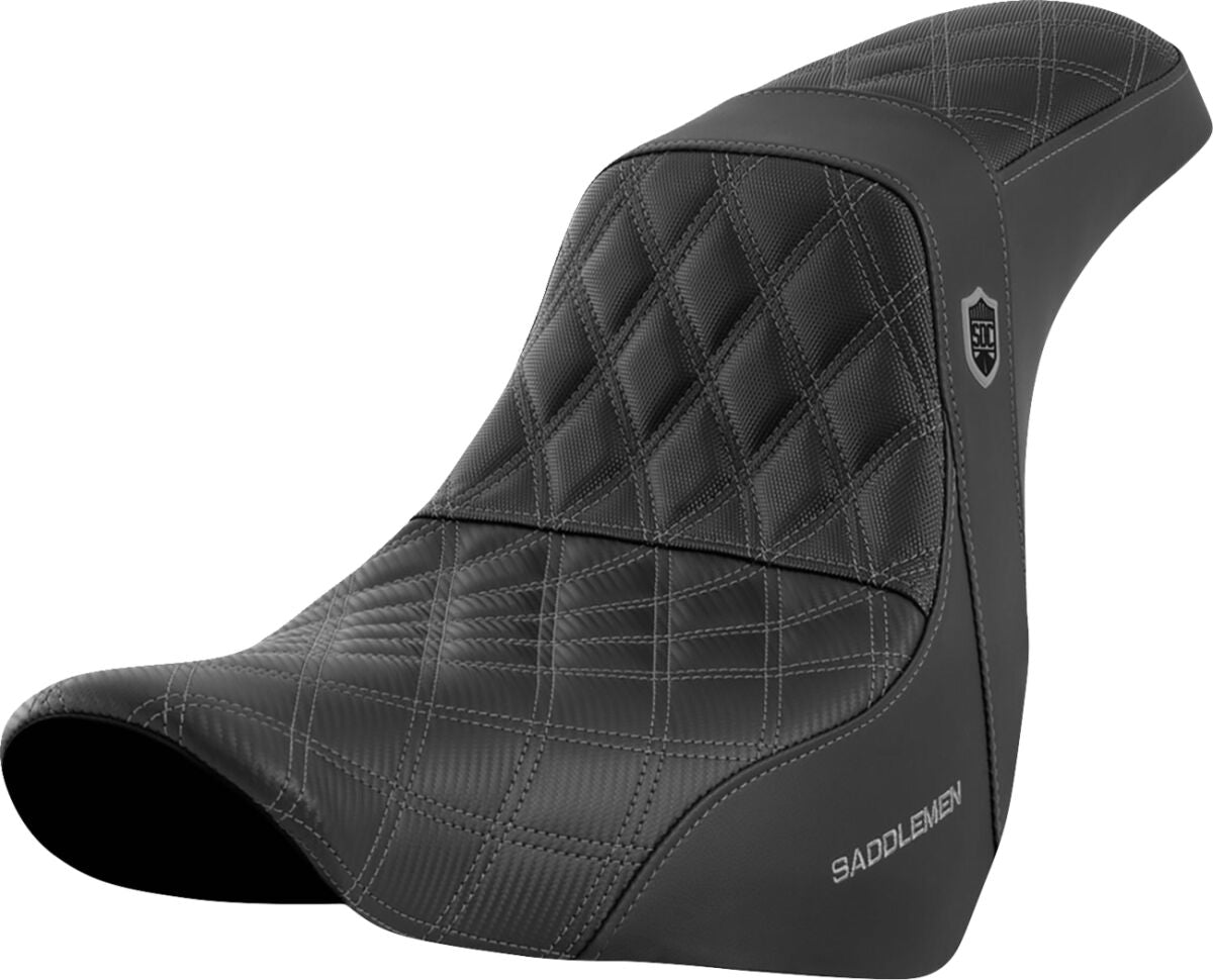 SDC Pro Series Performance Gripper Seat, Dark Grey Stitch - 18+ Softail Seat Saddlemen Default Title