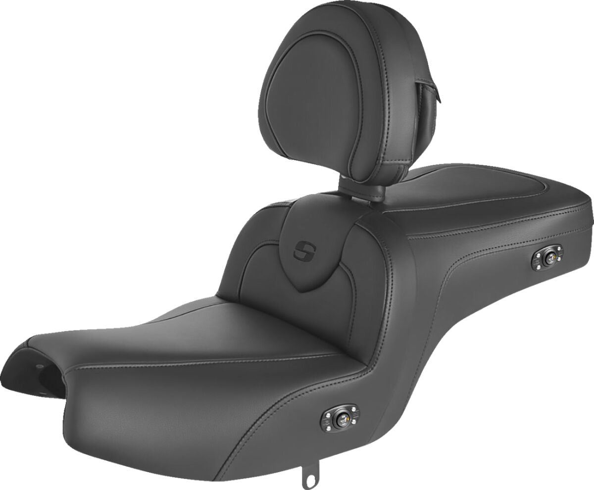 Roadsofa Heated With Driver's Backrest Seat - 20+ Indian Seat Saddlemen Default Title