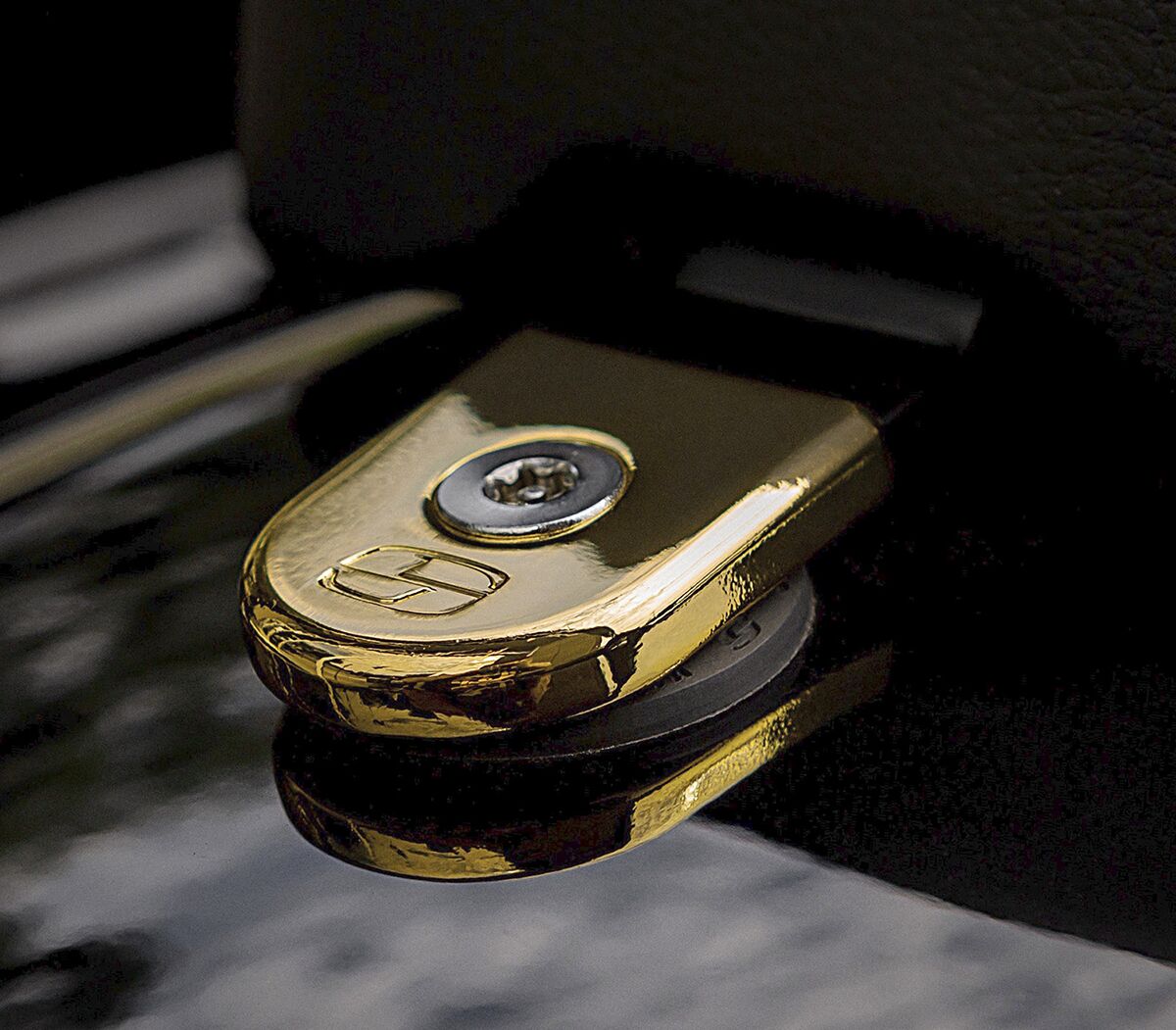 ATAB Security Seat Screw, Gold - Indian Seat Screw Saddlemen