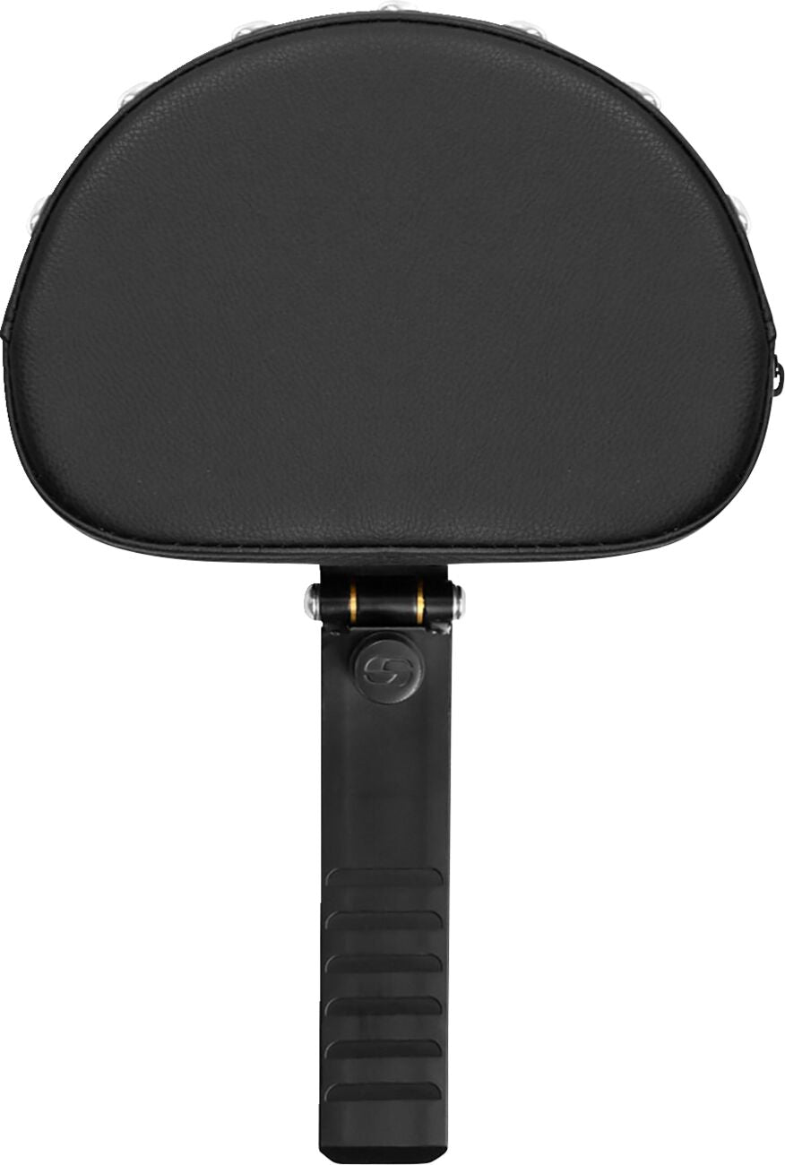 Backrest Solo Seat, Black Studs - Sportster Seat Accessories Saddlemen Default Title