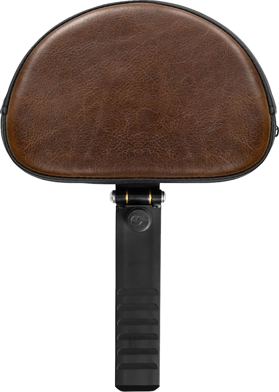 Backrest Lariat Solo Seat, Brown Leather - Sportster Seat Accessories Saddlemen Default Title