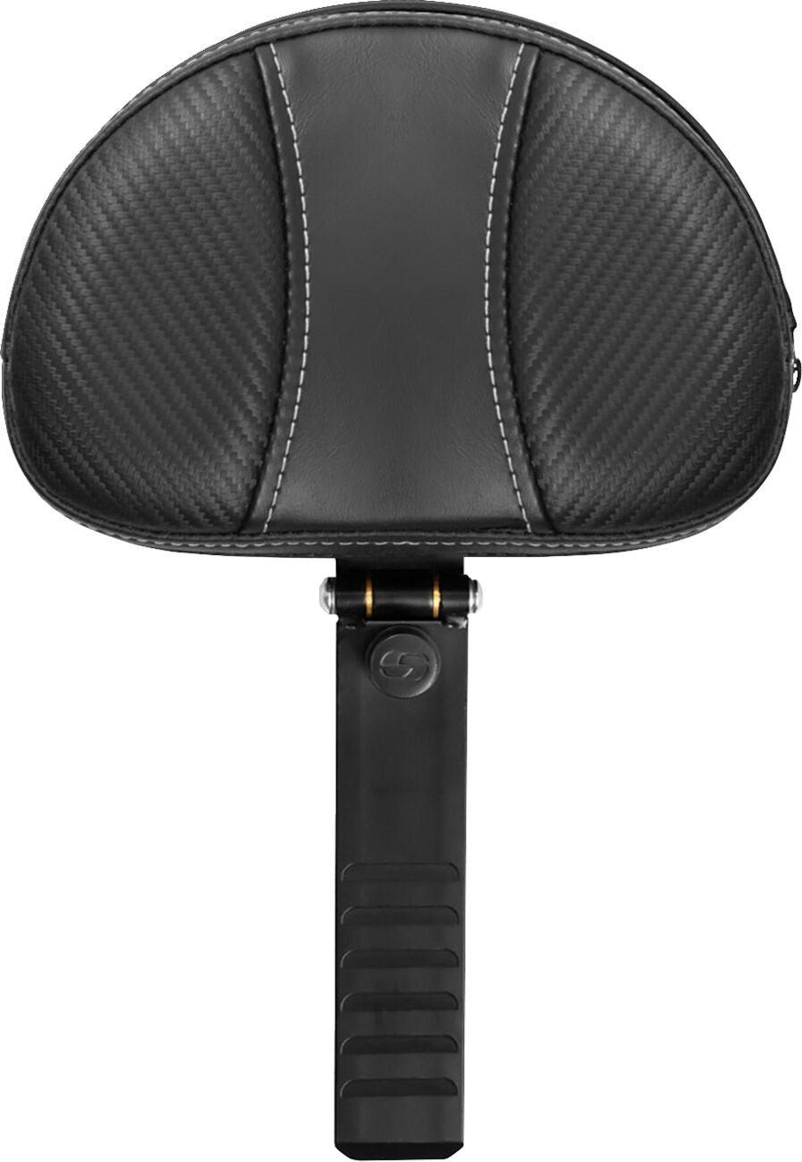 Backrest Dominator Solo Seat, Carbon Fiber - Sportster Seat Accessories Saddlemen Default Title
