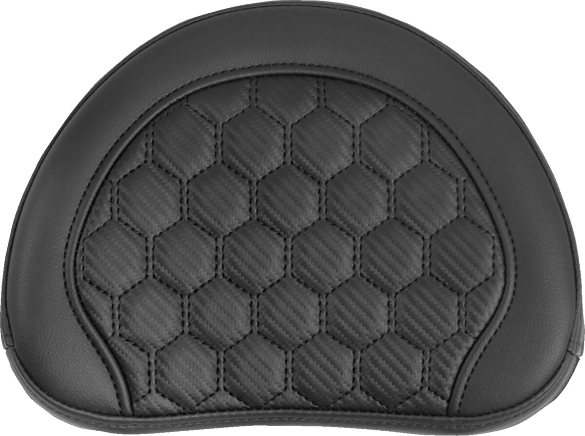 Sissy Bar Pad Contoured, Black Stitch Sissy Bar Pads Saddlemen Default Title