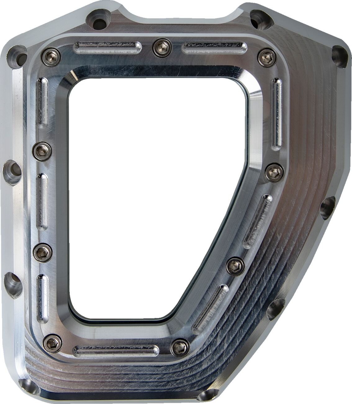 Assault Series CAM Cover With Window, Raw - Twin Cam Cam Cover Trask Performance Default Title