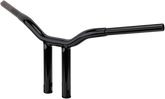 1-Piece Kage Fighter T-Bar Handlebar LA Choppers Black 8"