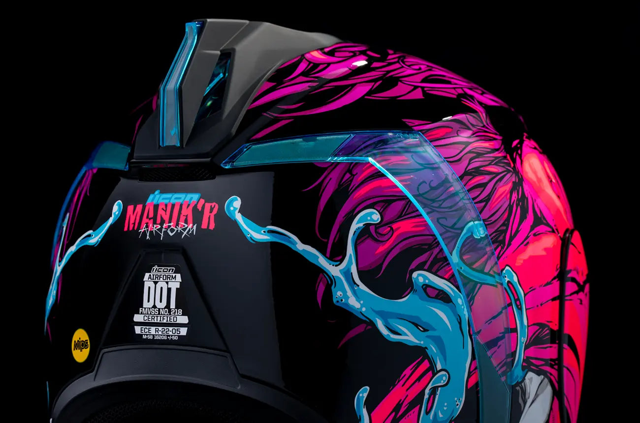 Airform Manik'RR, Pink Full Face Helmet Icon