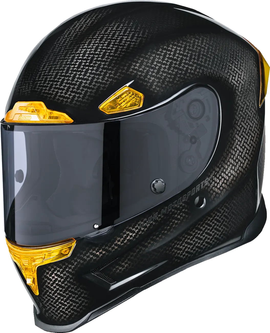 Airframe Pro Carbon 4Tress™, Yellow Full Face Helmet Icon