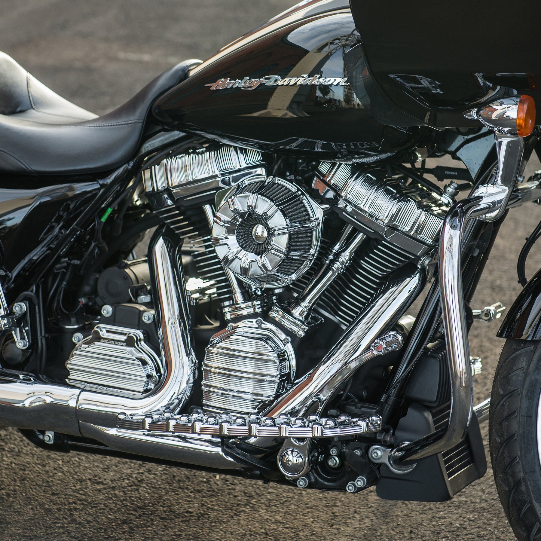 10-Gauge® Inverted Series Air Cleaner, Chrome - 24+ Touring Air Cleaner Arlen Ness