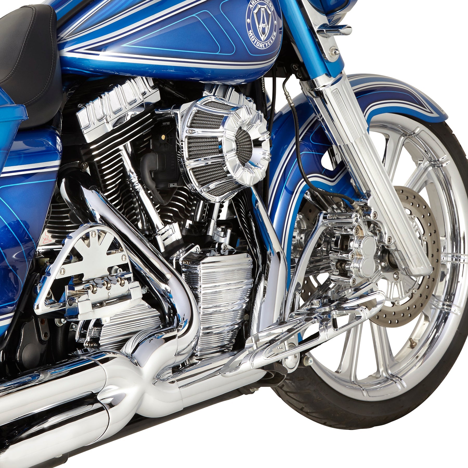 10-Gauge® Floorboards, Chrome - 18+ Softail Floorboards Arlen Ness