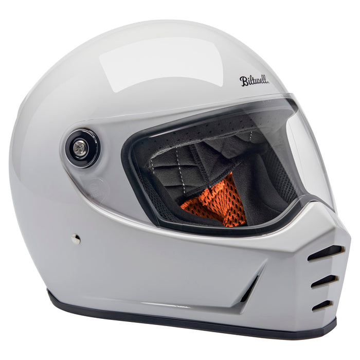 Lane Splitter Helmet, Gloss White Full Face Helmet Biltwell Inc.