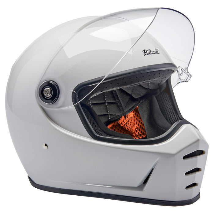 Lane Splitter Helmet, Gloss White Full Face Helmet Biltwell Inc.