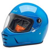 Lane Splitter Helmet, Gloss Tahoe Blue Full Face Helmet Biltwell Inc.
