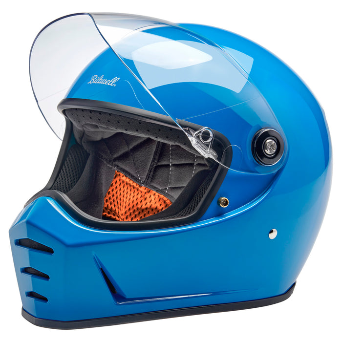 Lane Splitter Helmet, Gloss Tahoe Blue Full Face Helmet Biltwell Inc.