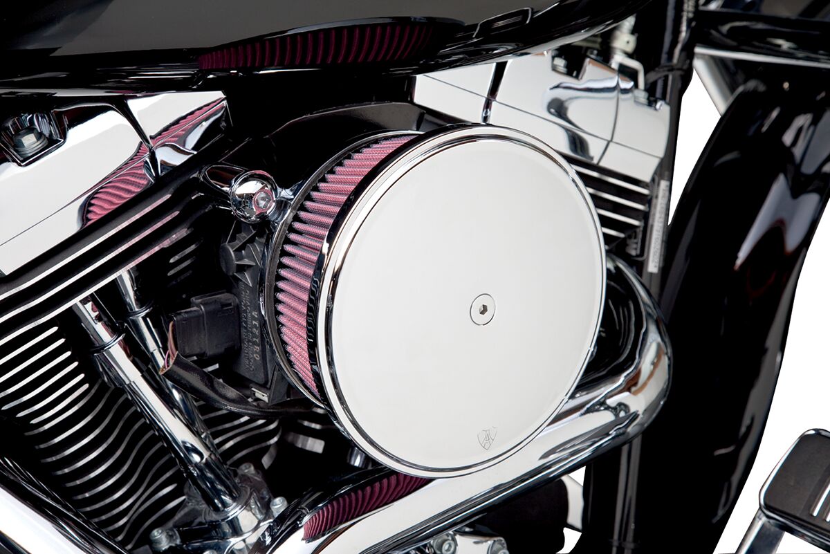 Smooth Stage 2 Big Sucker™, Chrome - 93-99 Evo Air Cleaner Arlen Ness