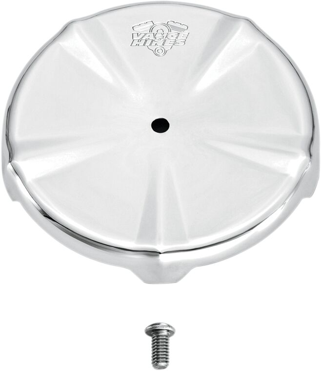 VO2 Skullcap Air Cleaner Cover, Chrome Air Cleaner Cover Vance & Hines Default Title