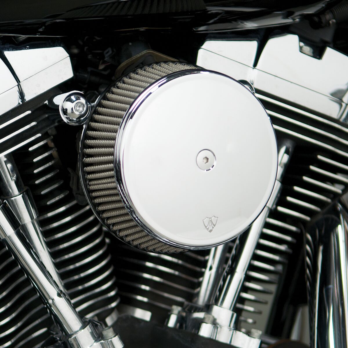 Smooth Stage 1 Big Sucker™, Chrome - 88+ XL Sportster Air Cleaner Arlen Ness